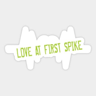 Love At First Spike Sticker